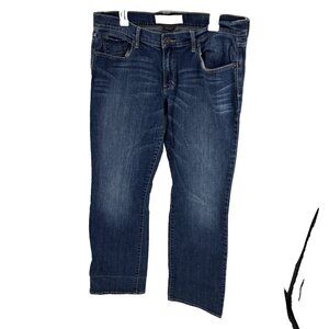 Abercrombie & Fitch Womens Size 12 Emma Fit Jeans Blue Denim Straight Leg Pants